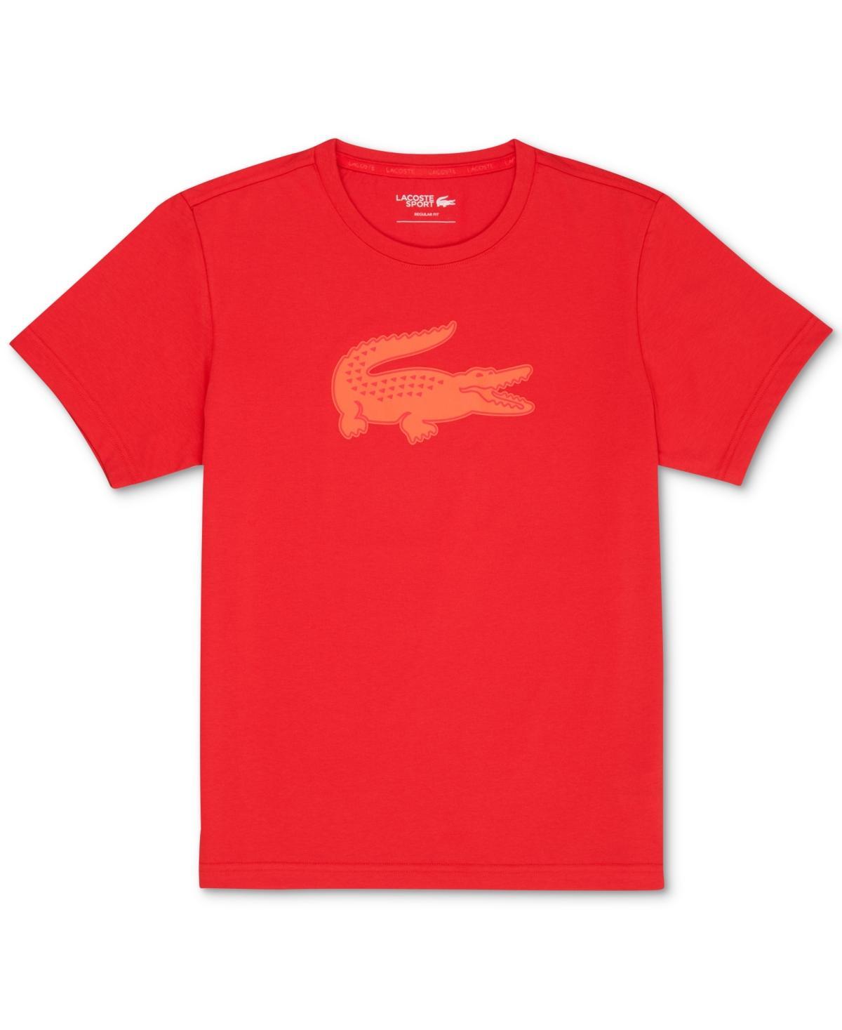 Lacoste Mens Ultra Dry Big Croc Logo Sport T-Shirt Product Image