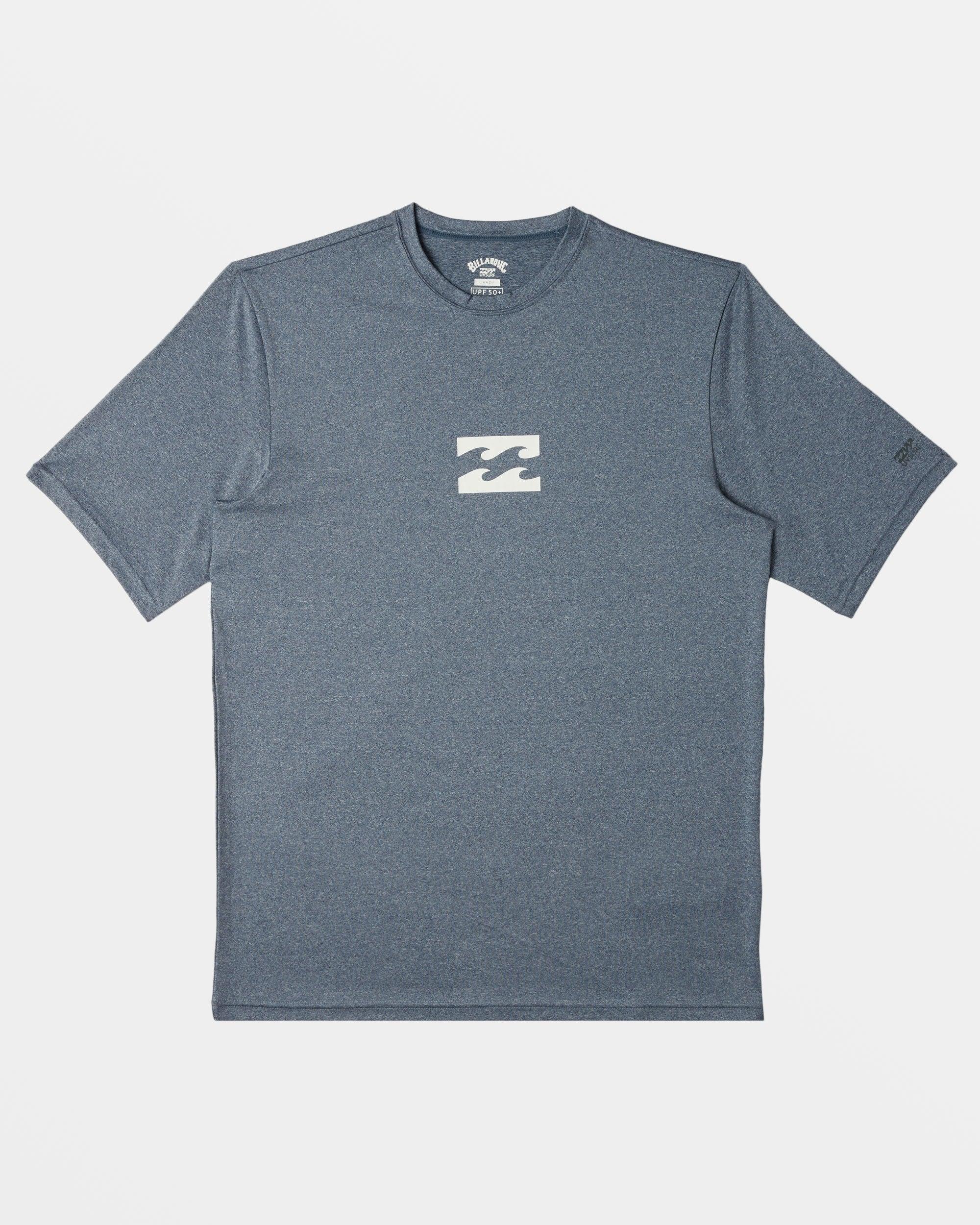 All Day Wave Loose Fit Short Sleeve Surf Tee - Navy Heather Male Product Image