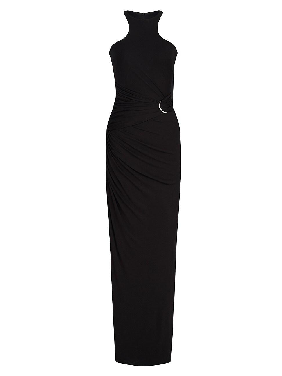 Lang Sleeveless Racerback Jersey Column Gown Product Image