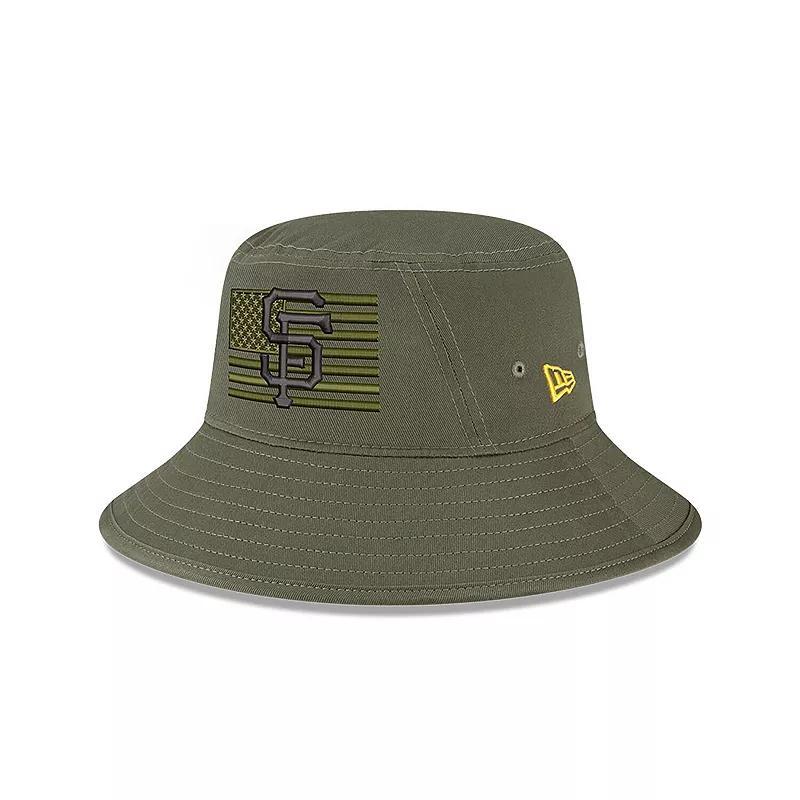 Men's New Era Green San Francisco Giants 2023 Armed Forces Day Bucket Hat,  Product Image