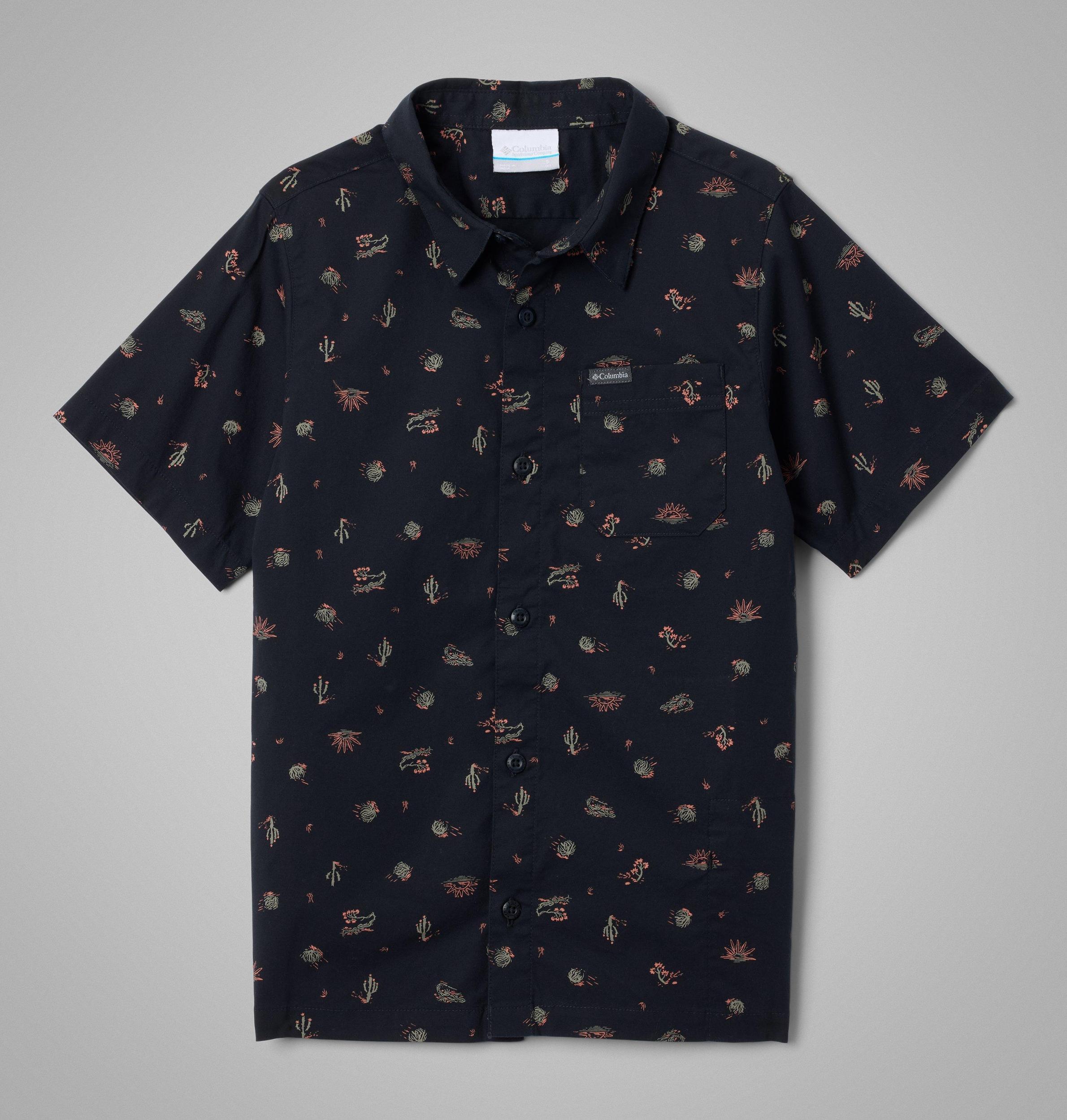 Columbia Boys Rapid Rivers Printed Short Sleeve Shirt- Product Image