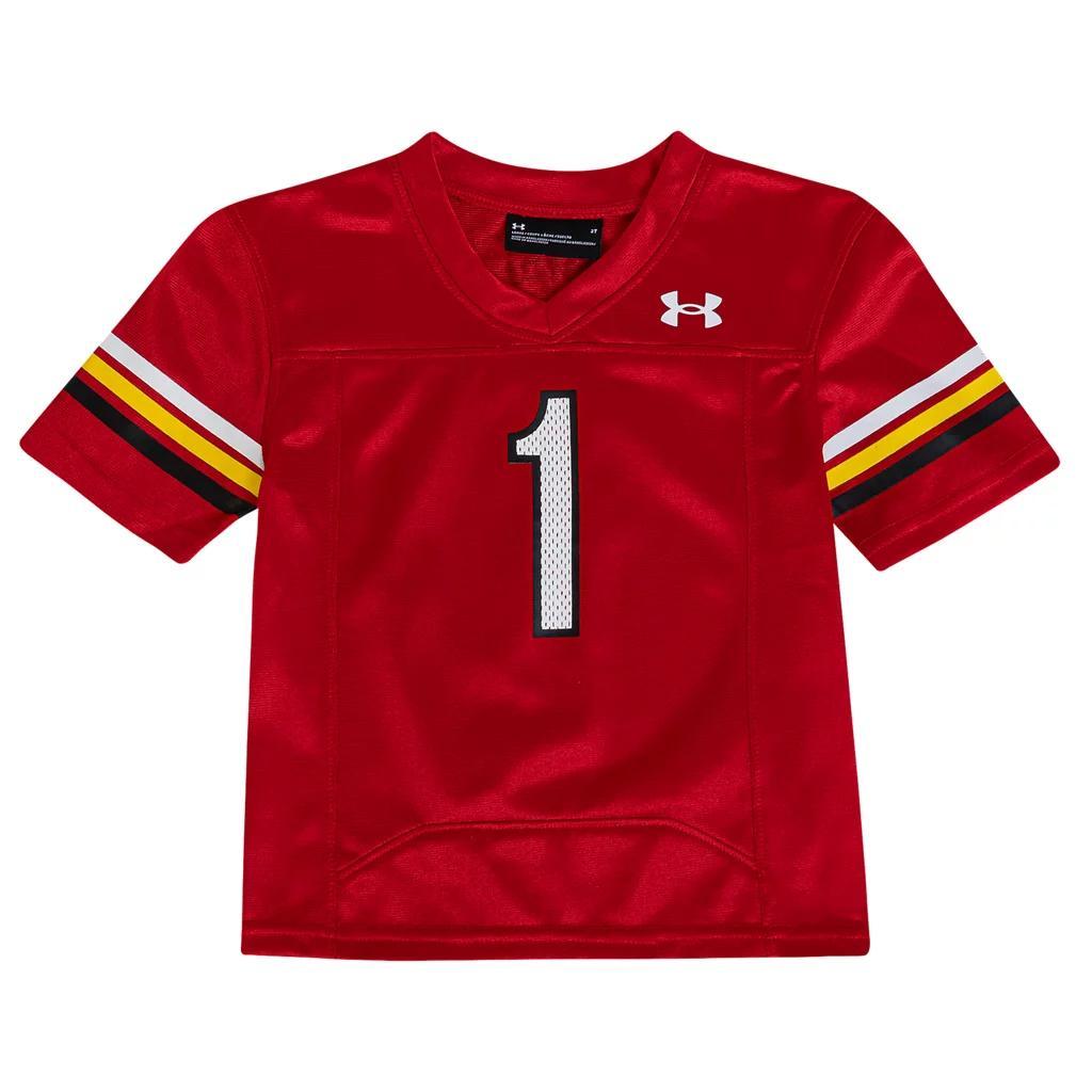 Men's UA ArmourFuse Maryland Football NIL Replica Jersey Product Image