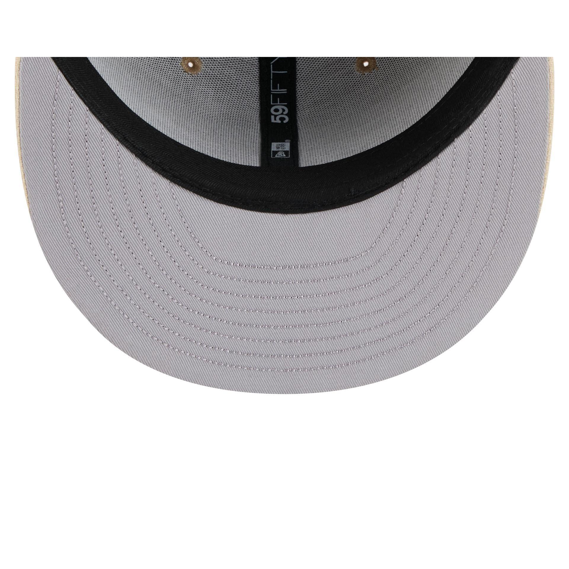 New York Yankees Hand Stitched Floral 59FIFTY Fitted Hat Male Product Image