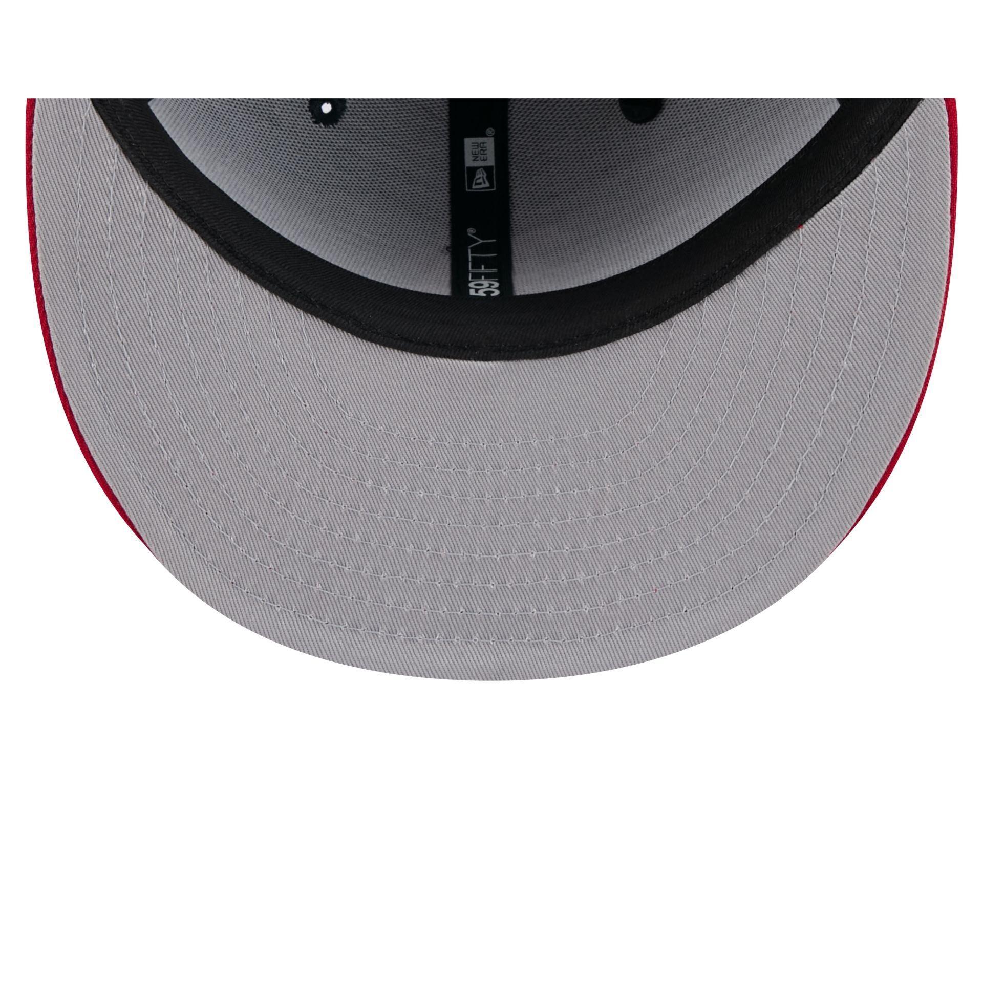 Boston Red Sox Pinstripe League Pin 59FIFTY Fitted Hat Male Product Image