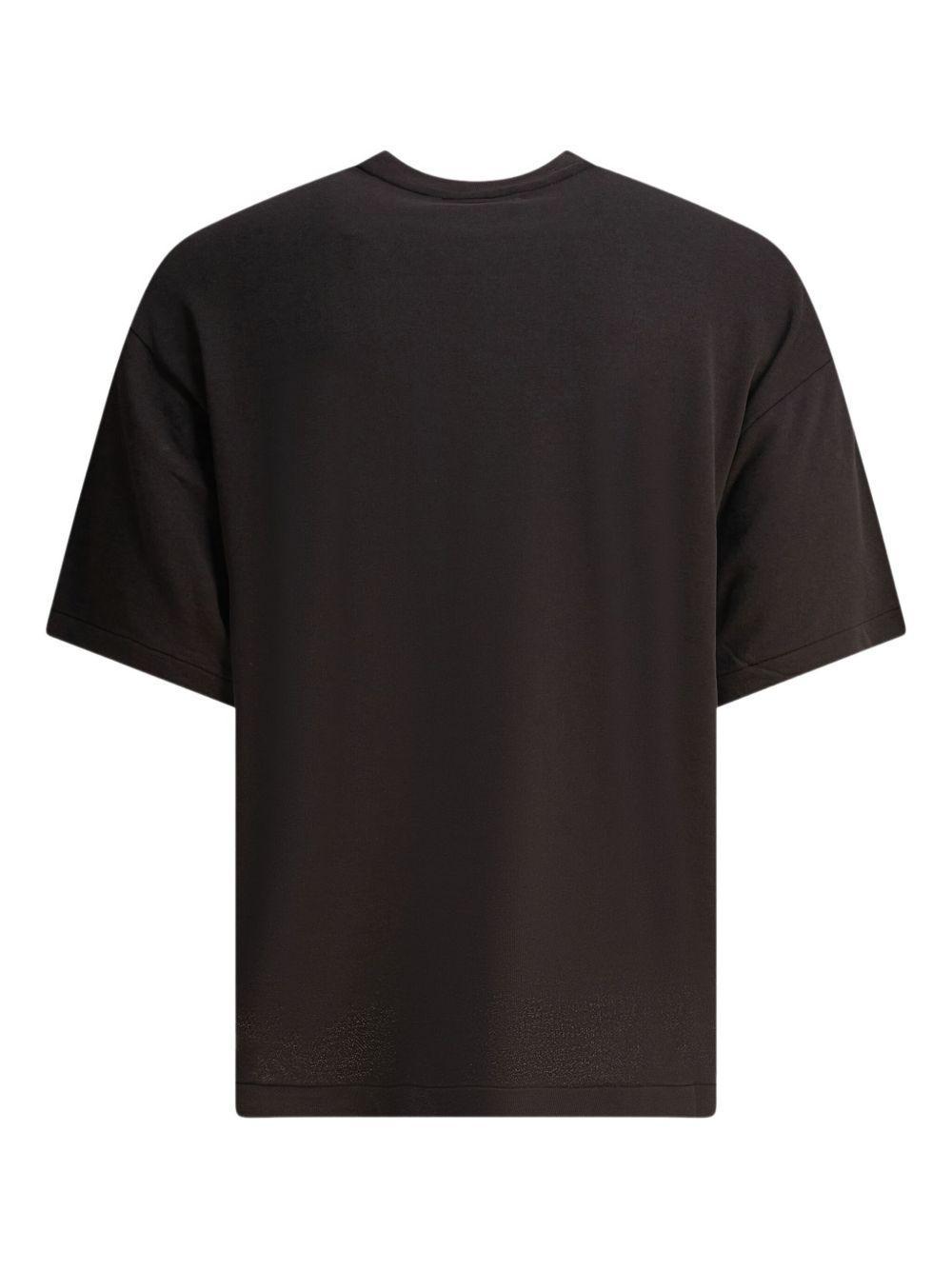 logo-embroidered cotton T-shirt Product Image