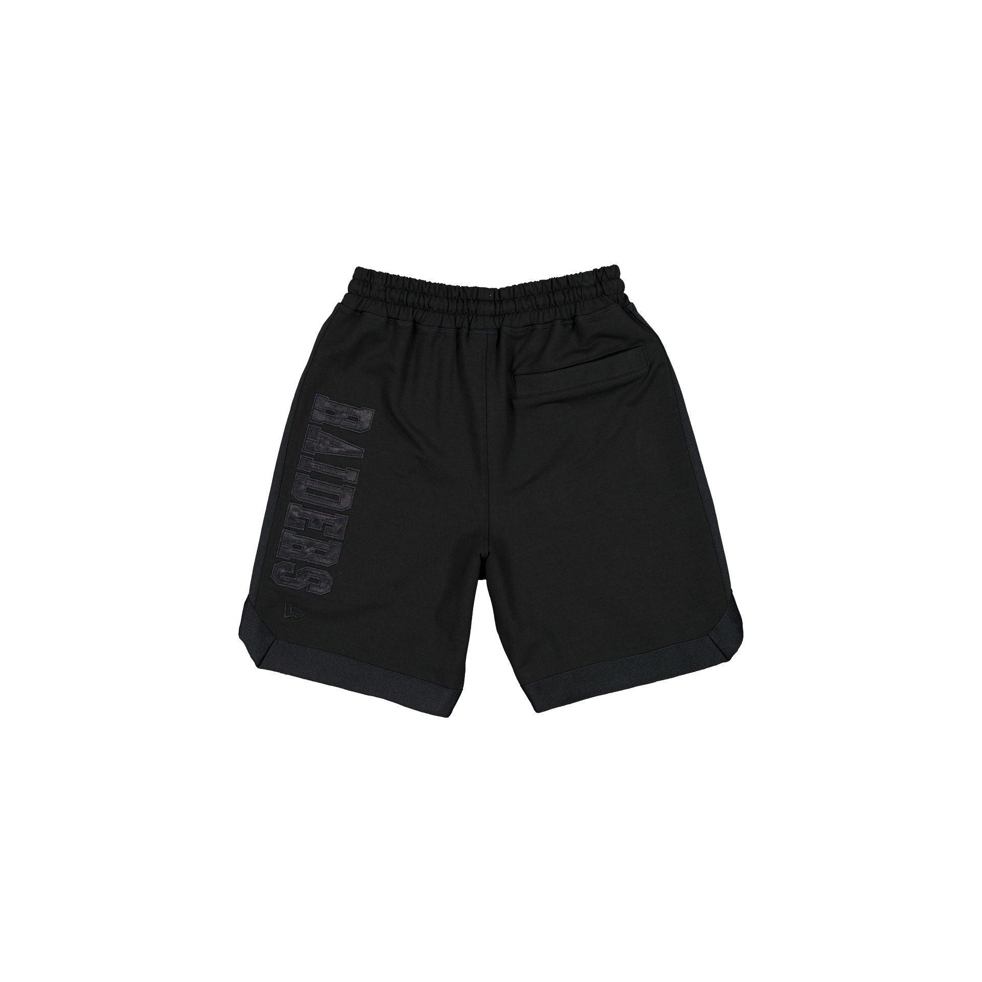 Las Vegas Raiders Black on Black Logo Select Shorts Male Product Image