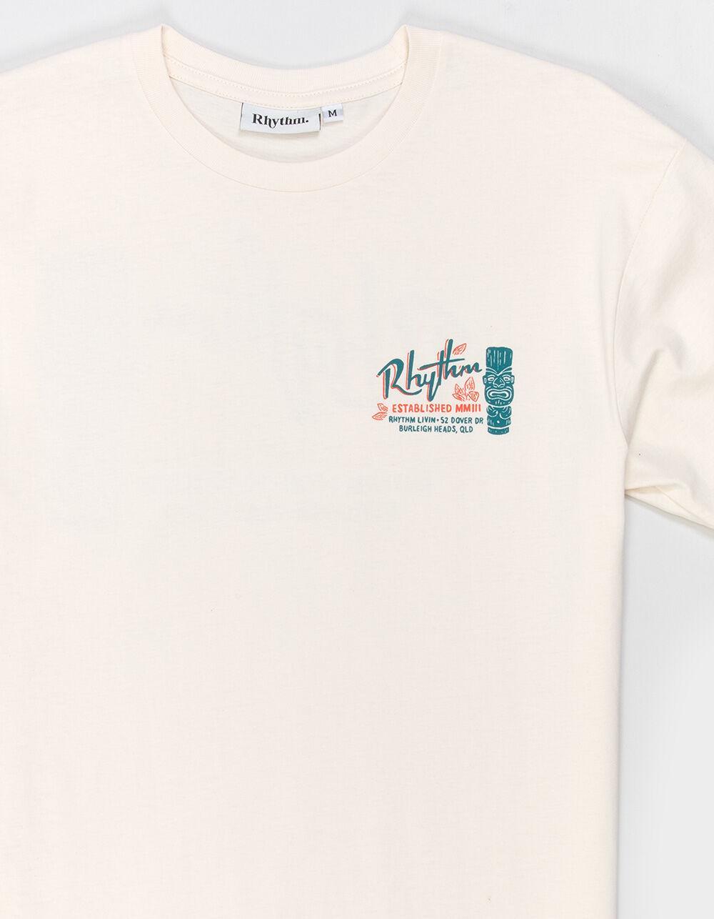 RHYTHM Tiki Mens Tee - OFF WHITE Product Image