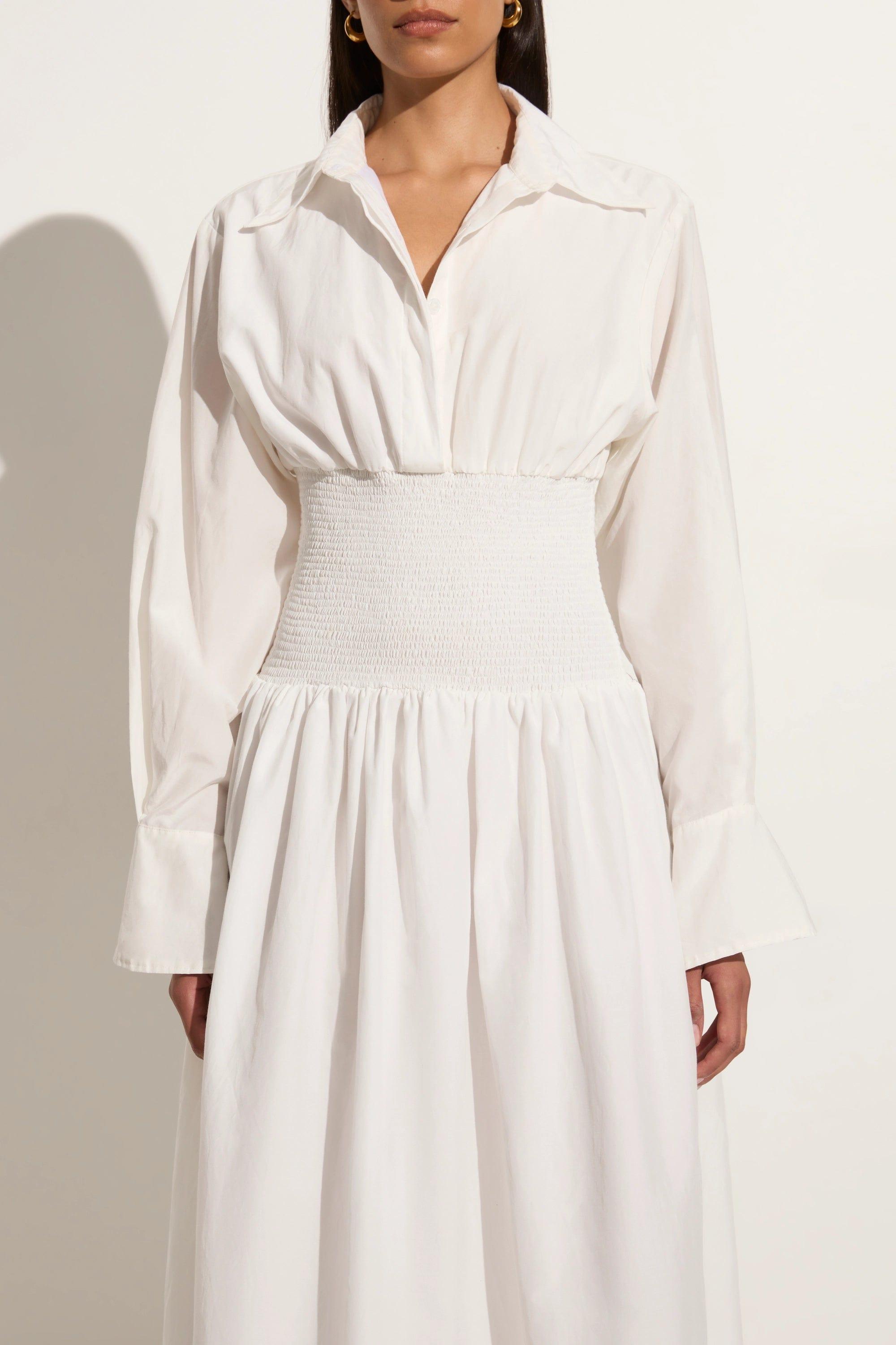 Cervo Midi Dress White - Final Sale Product Image