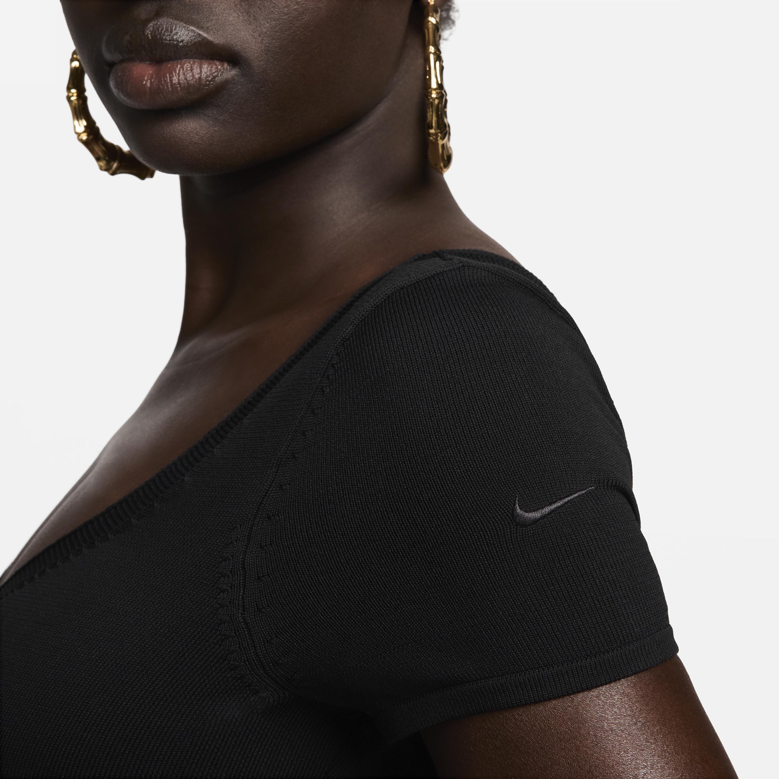 Nike Sportswear Chill Knit Women's Tight Sweater Short-Sleeve Bodysuit Product Image