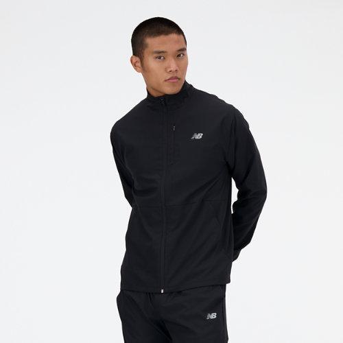 New Balance Mens New Balance Athletics Stretch Woven Jacket - Mens Product Image