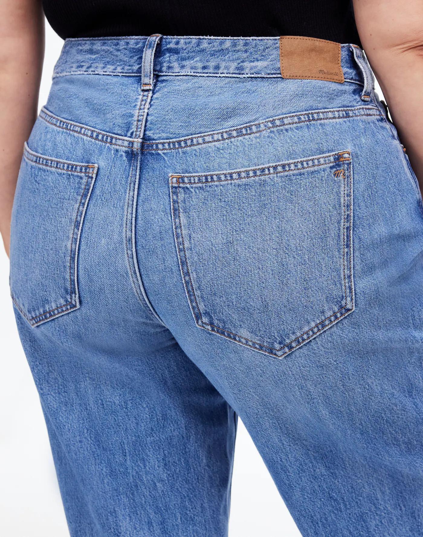 The Plus Rail Straight Jean in Reston Wash: Released-Hem Edition Product Image