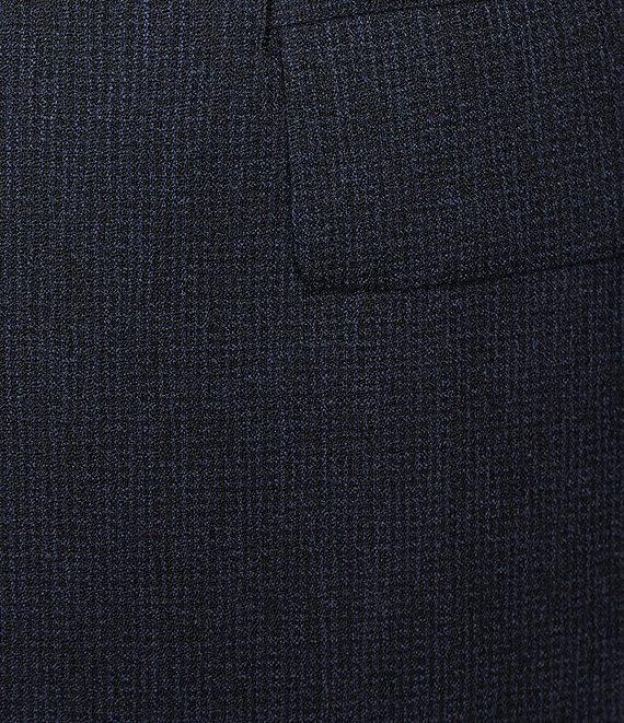 John Varvatos Slim Fit Flat Front Stripe Pattern 2-Piece Suit Product Image