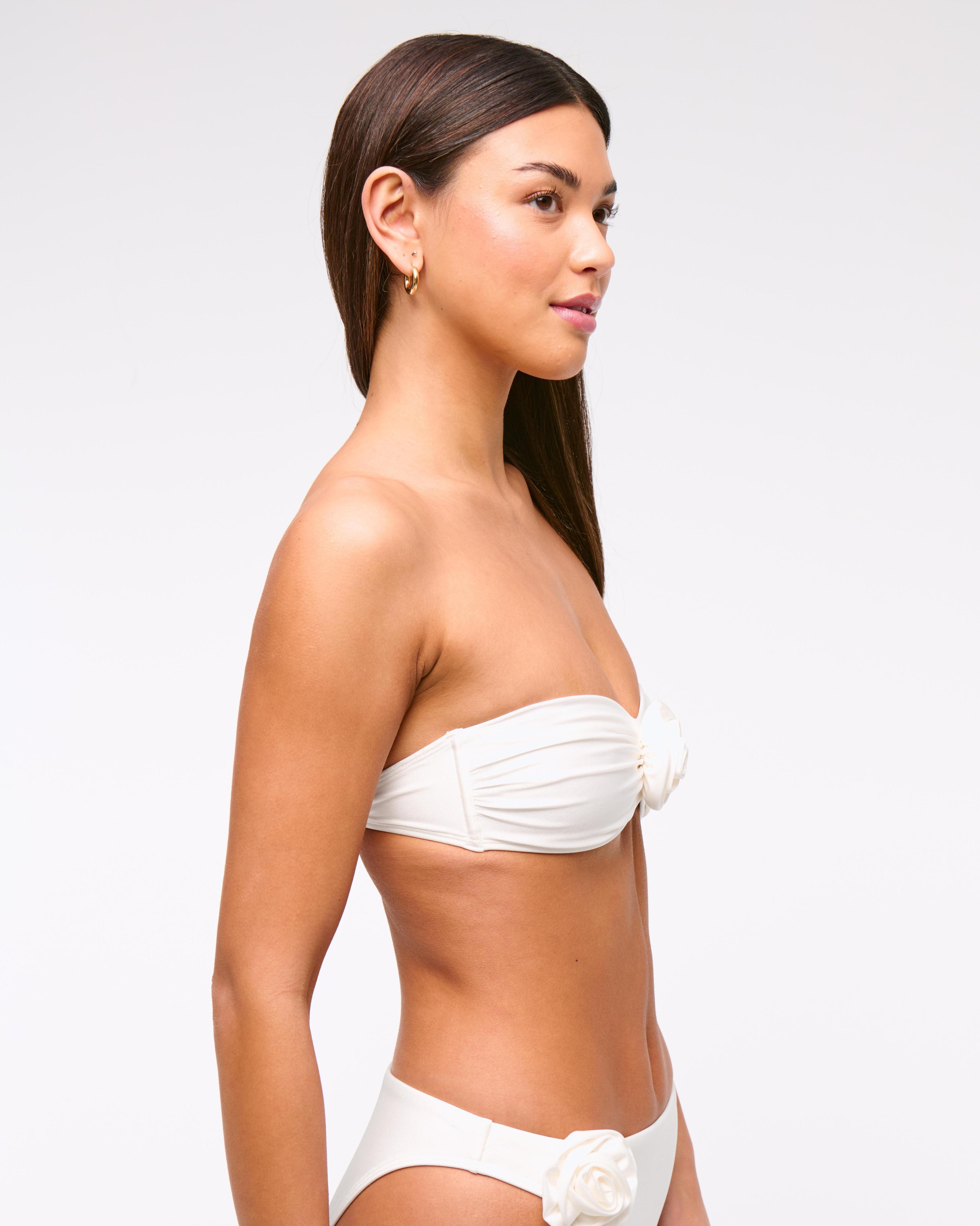 Rosette Bandeau Bikini Top Product Image