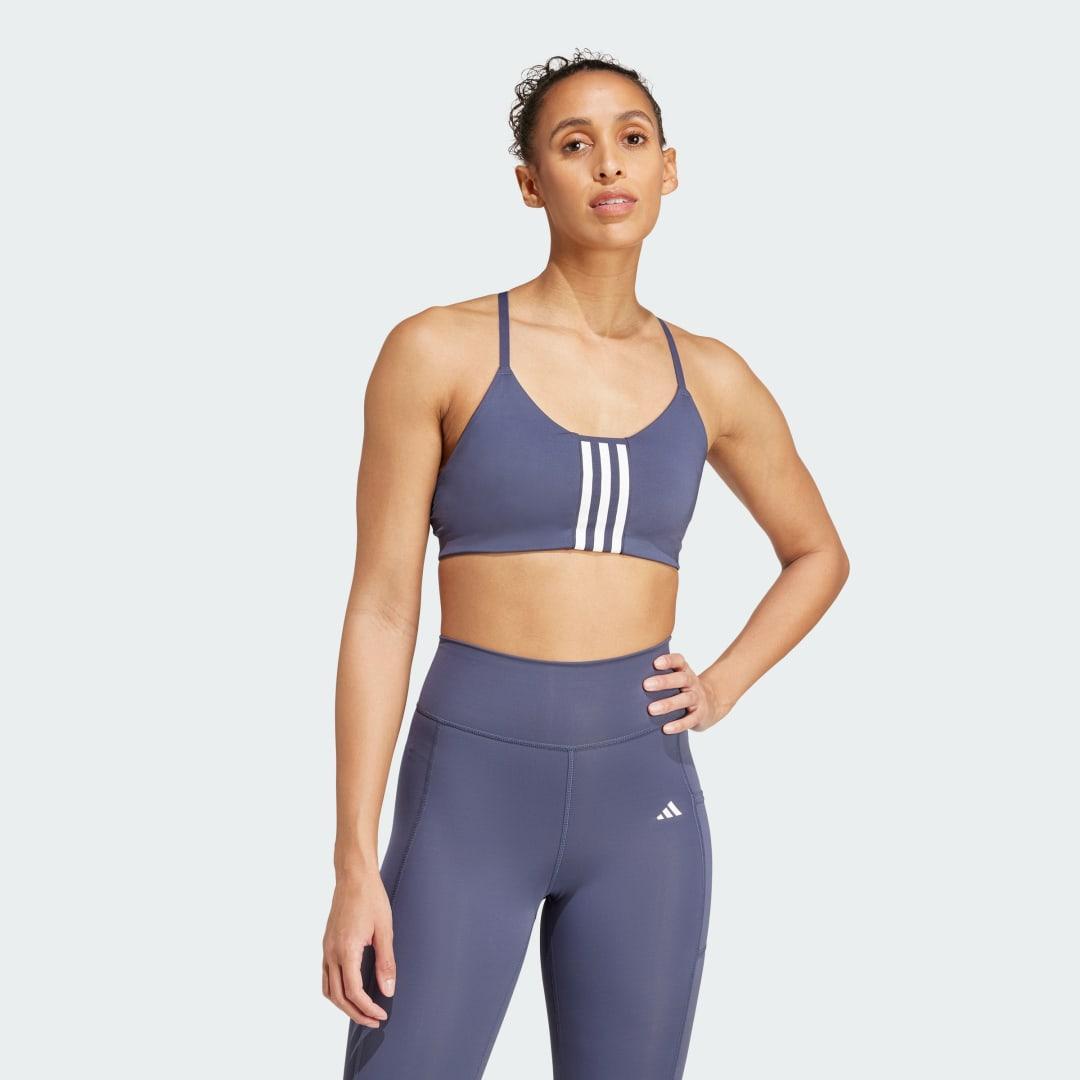 adidas Aeroimpact Training Light-Support Bra White XS C-D Womens Product Image