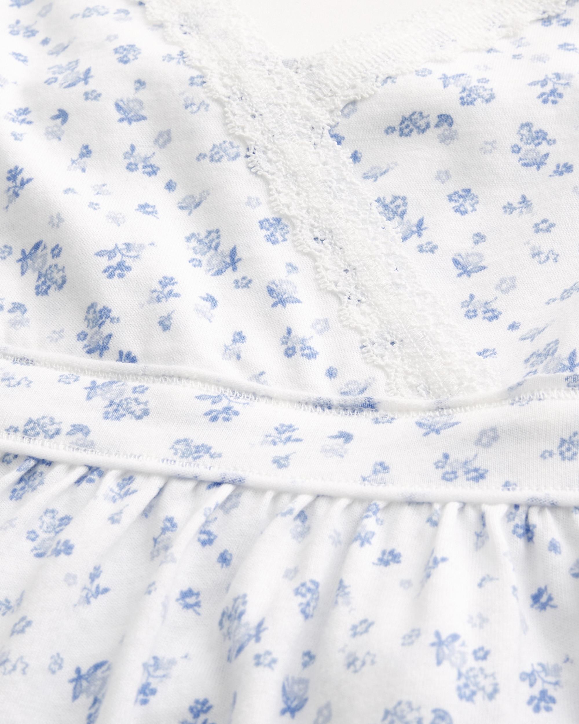 Lace Trim Babydoll Top Product Image