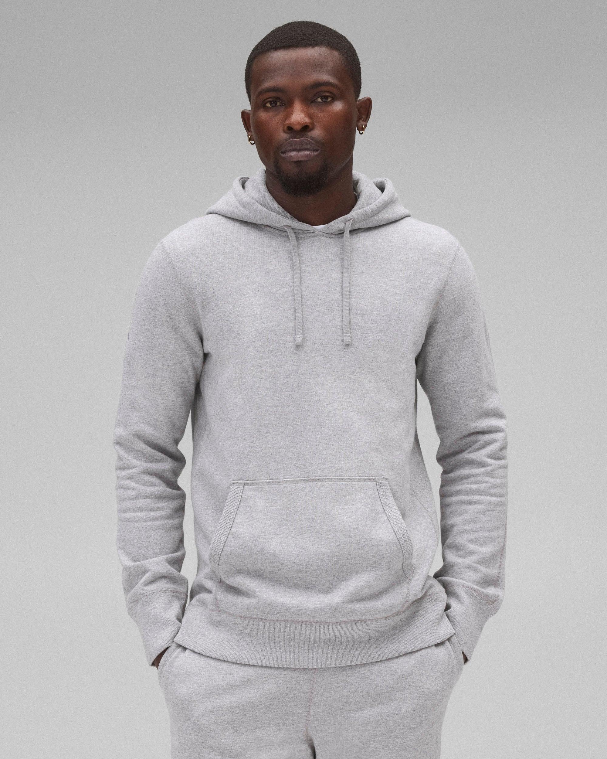 Midweight Terry Slim Hoodie Male Product Image
