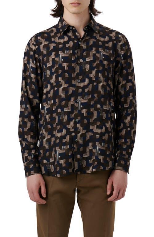 Mens Julian EcoVero Geometric-Print Sport Shirt Product Image