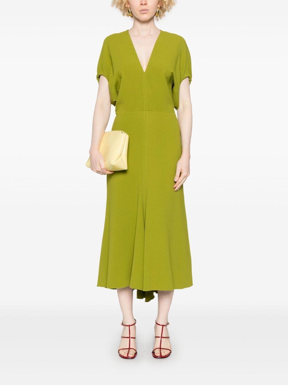 crepe midi dress Product Image