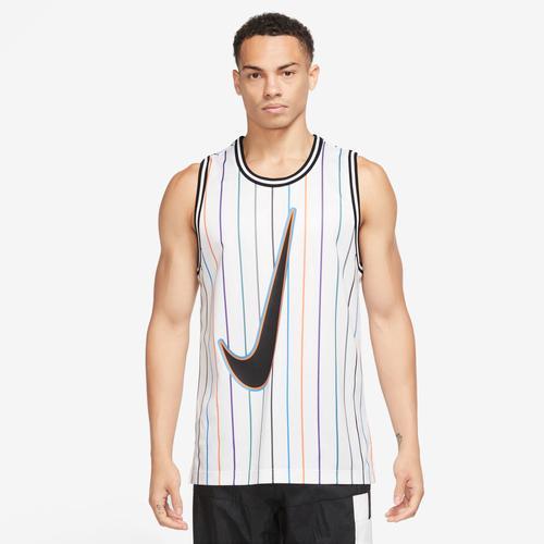 Nike Mens Nike DNA Jersey - Mens White/Black Product Image