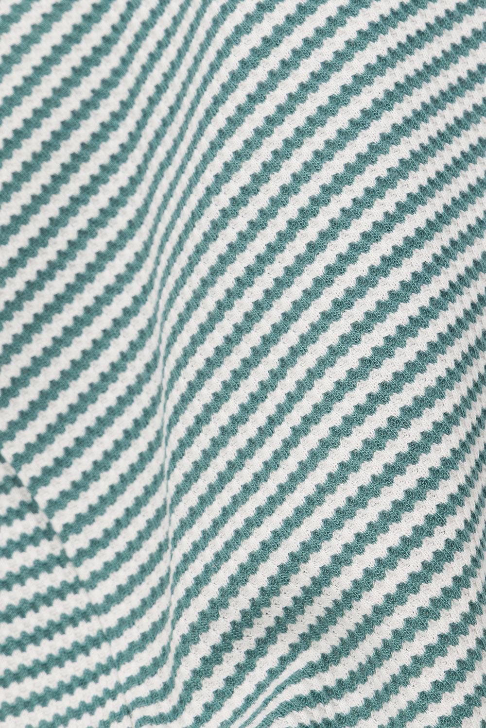 Mallory Top - Teal Stripe Product Image