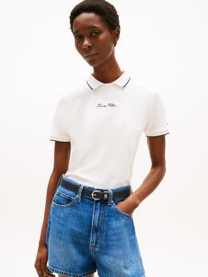 Regular Fit Stretch Crewneck Polo Product Image