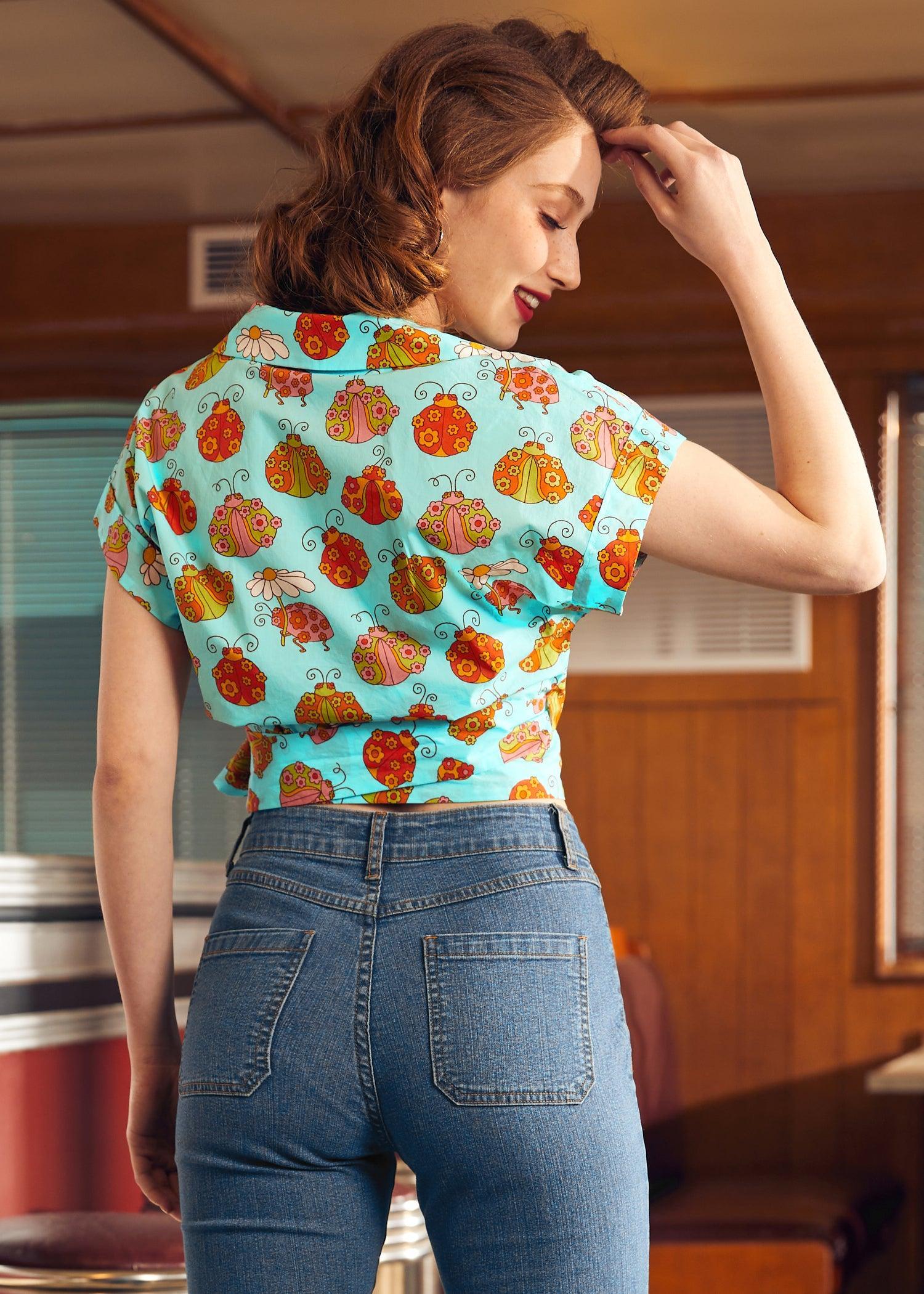 ModCloth x Marisol Muro Fabulous Fantasies Wrap Top Product Image