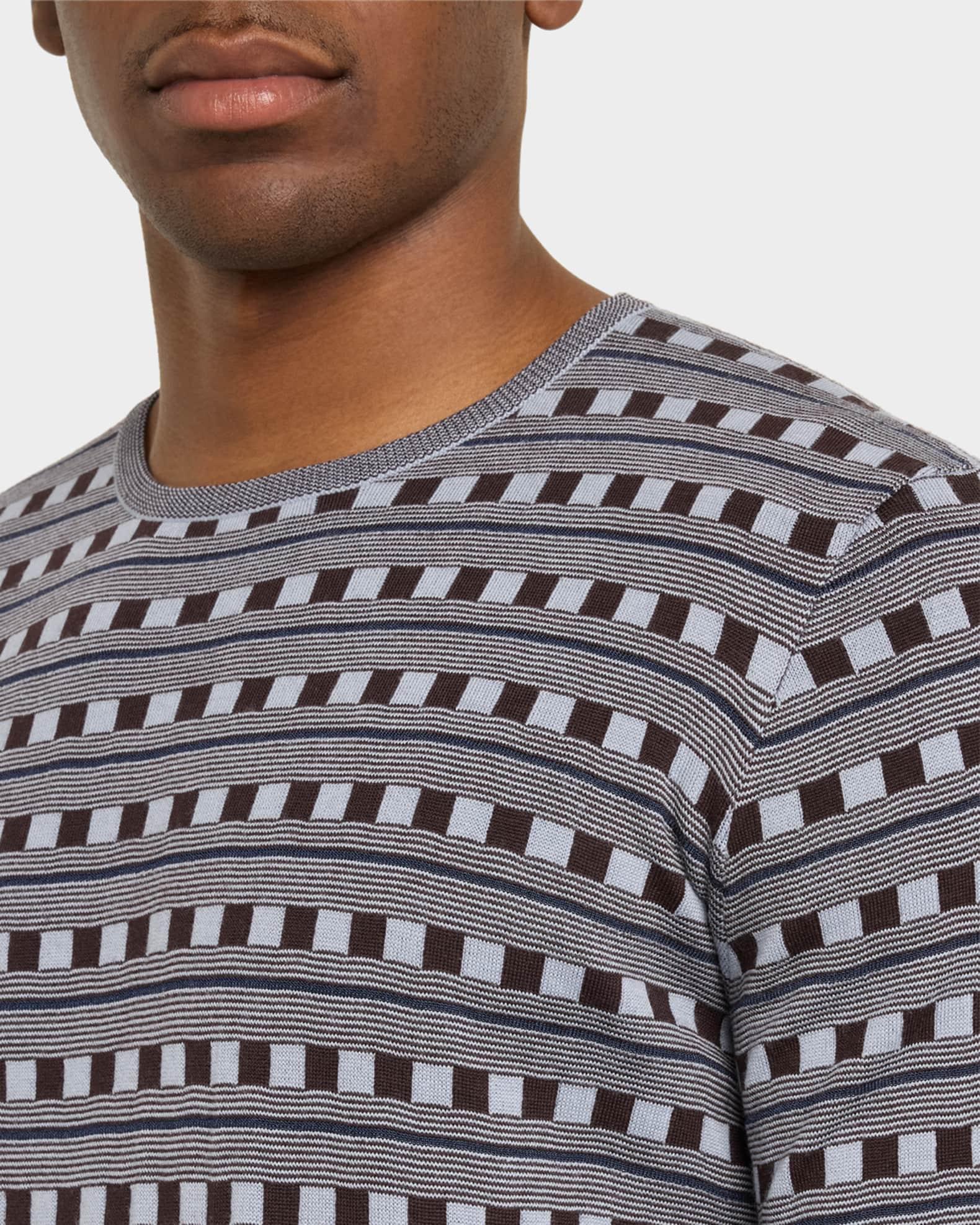 Men's Wool Geometric Crewneck Sweater Product Image