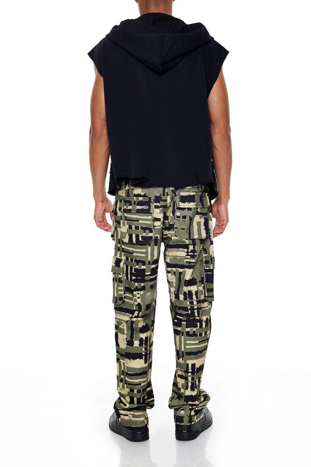 Geo Straight Cargo Pants | Forever 21 Product Image