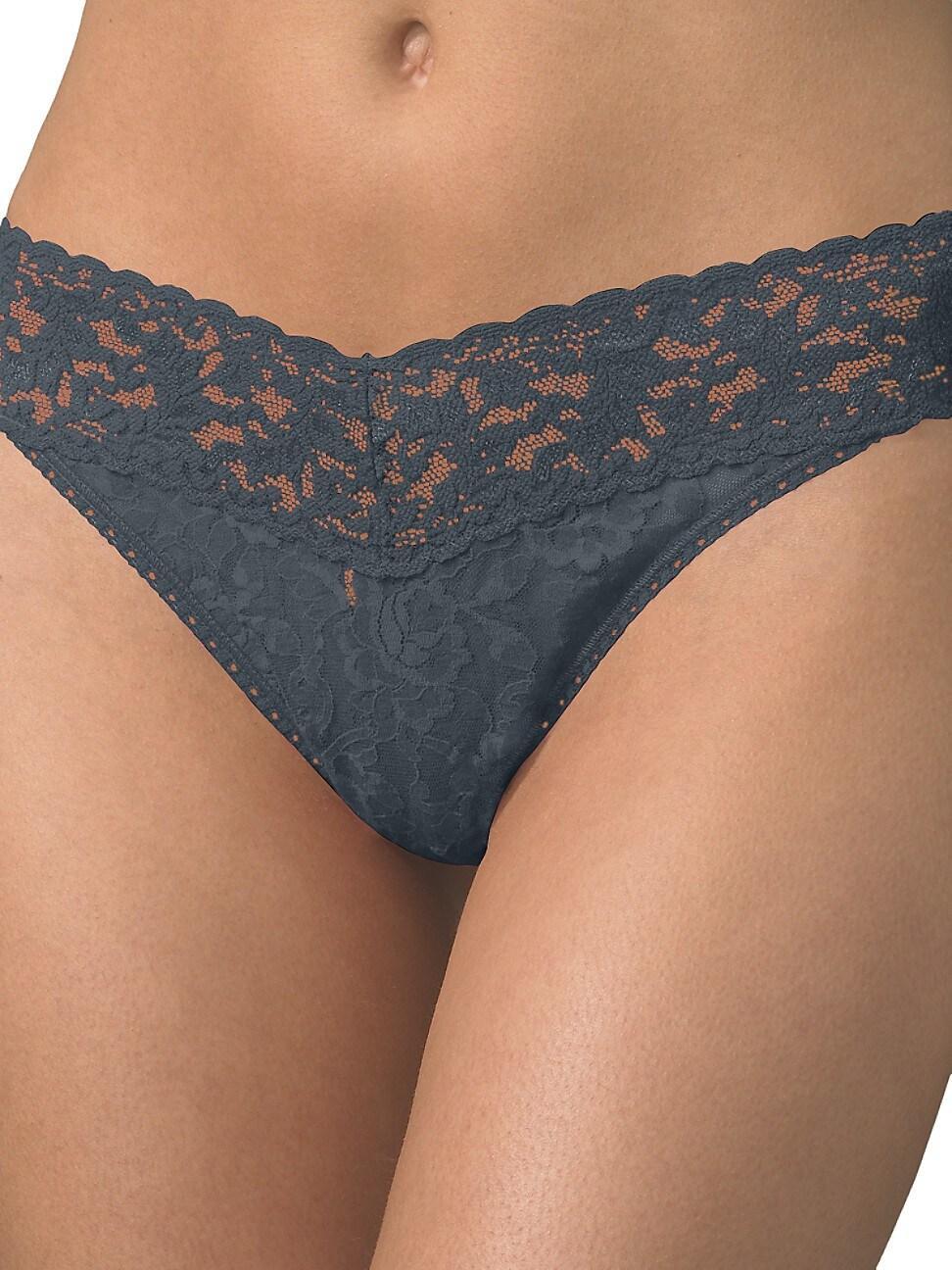 Signature Lace Original Rise Thong Product Image