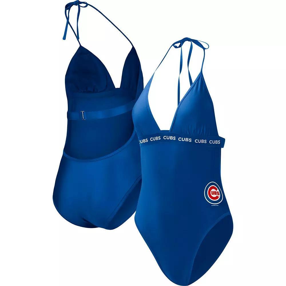 Women's G-III 4Her by Carl Banks Royal New York Mets Full Count One-Piece Swimsuit,  Product Image