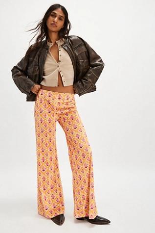 Flare Street Wide-Leg Velvet Flare Pants Product Image