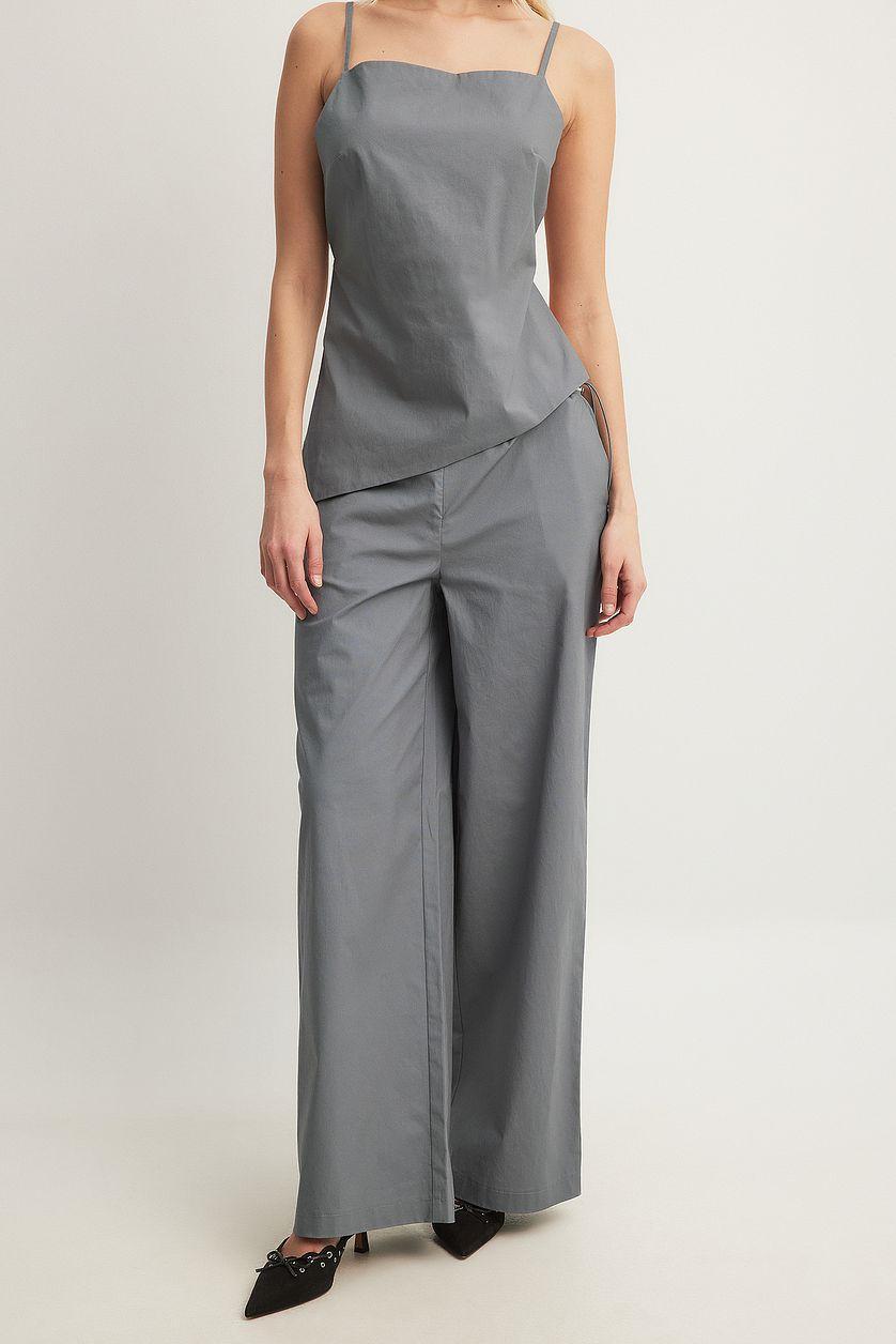 Drawstring Waist Trousers Product Image