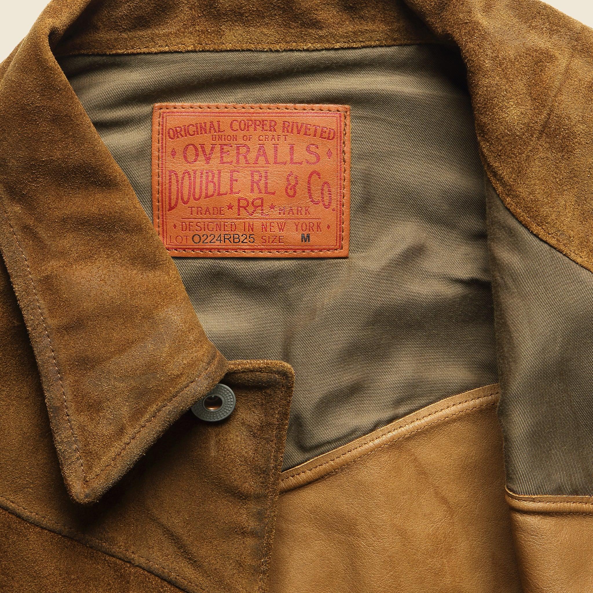 Alston Jacket - Brown Suede Product Image