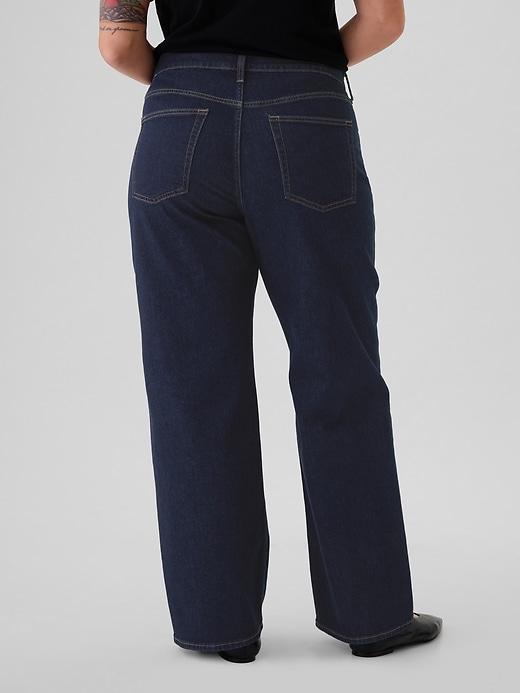 Mid Rise '90s Loose Pinstripe Carpenter Jeans Product Image