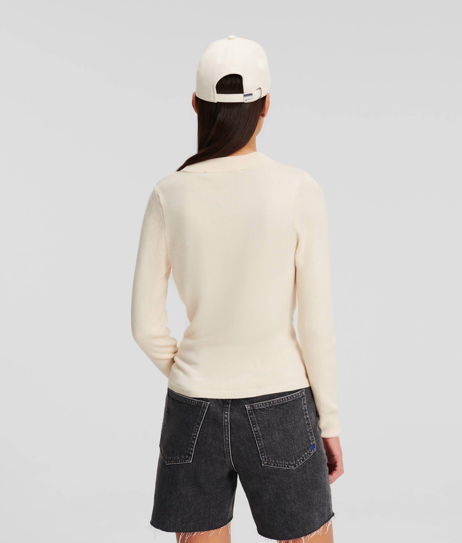 KLJ CUTOUT MOCK NECK SWEATER Product Image