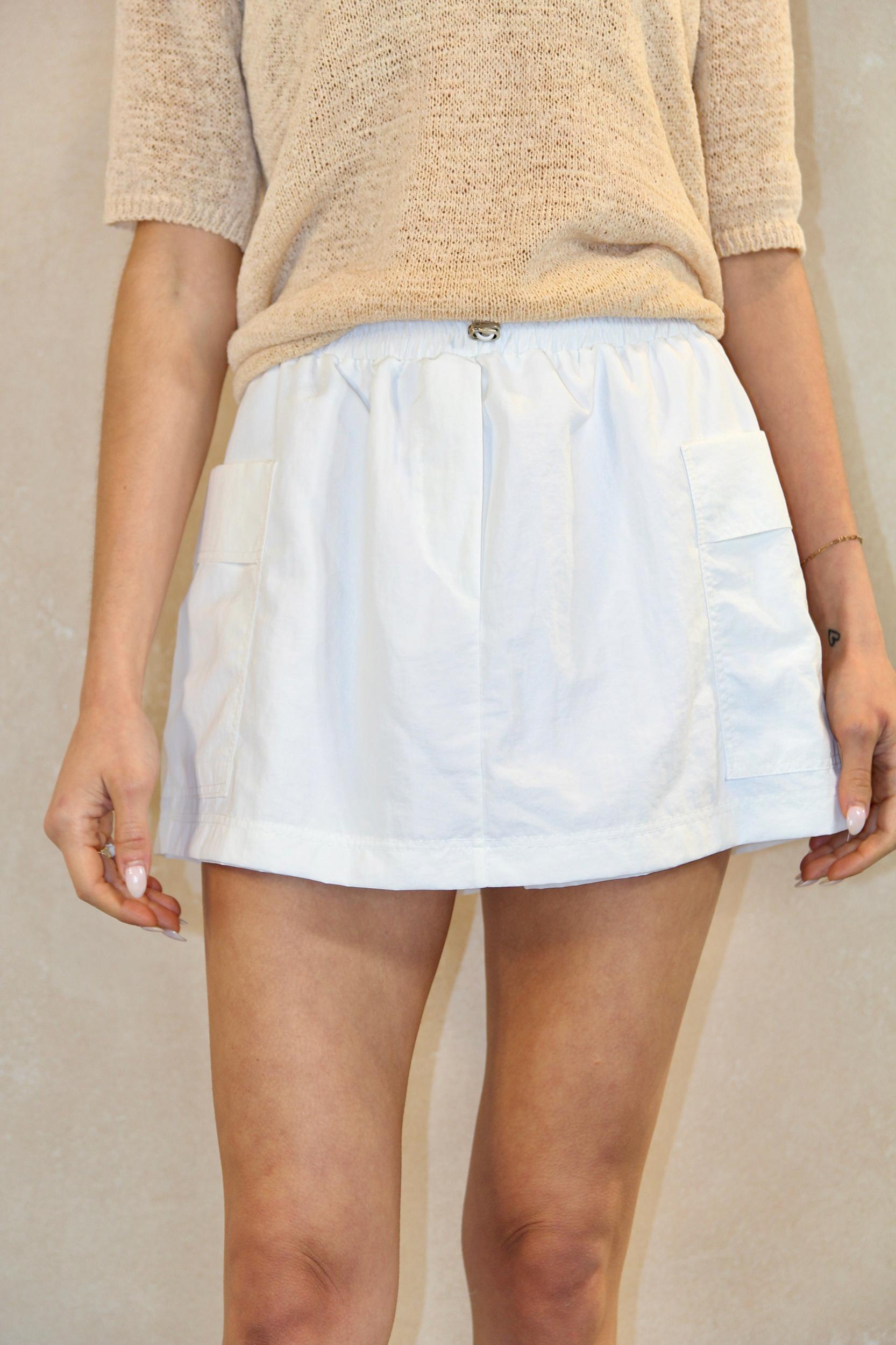 Utility Mini Skort White Product Image