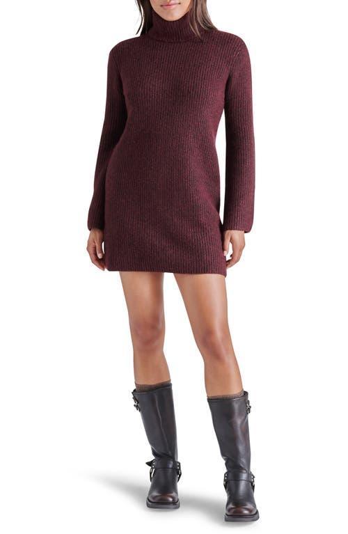 Steve Madden Abbie Long Sleeve Sweater Minidress Product Image