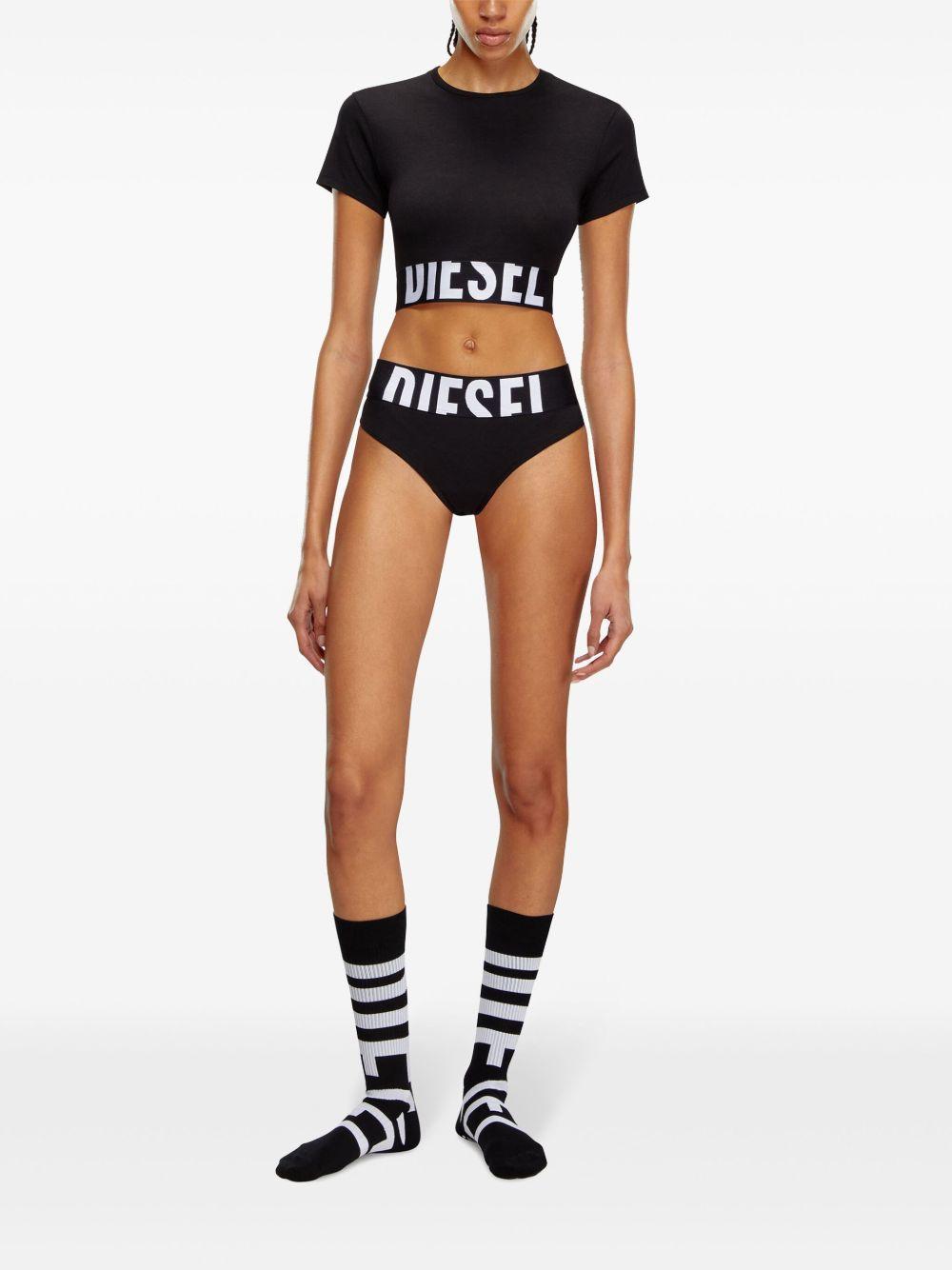 logo-print cotton T-shirt Product Image