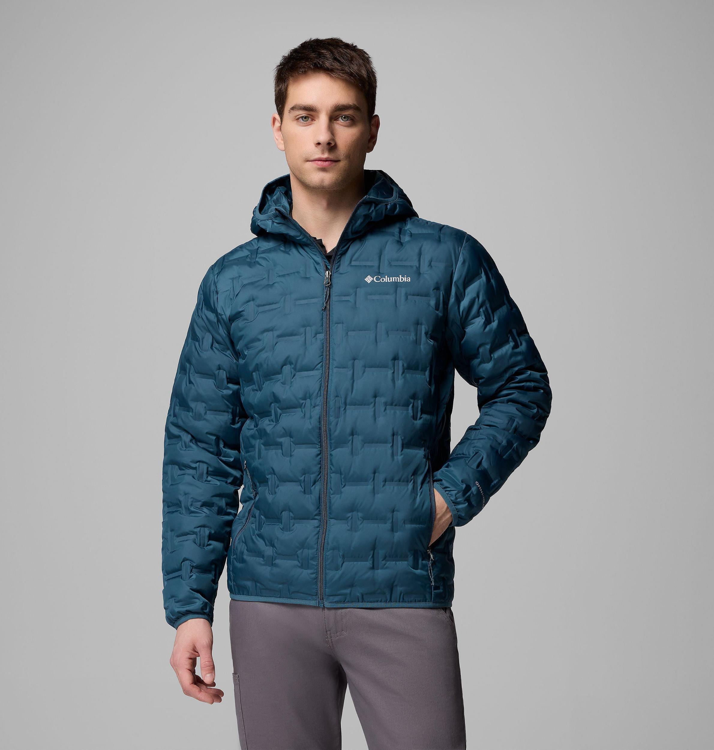 Columbia Mens Delta Ridge II Down Hooded Jacket- Product Image