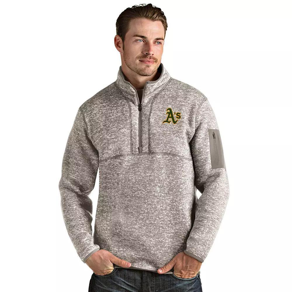 Men's Oakland Athletics 1/4 Zip Pullover Sweater,  Product Image