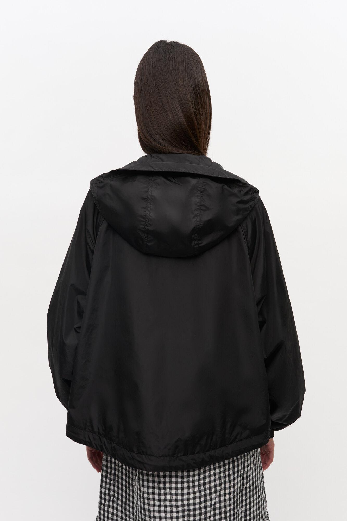 Black Nylon Jacket Product Image