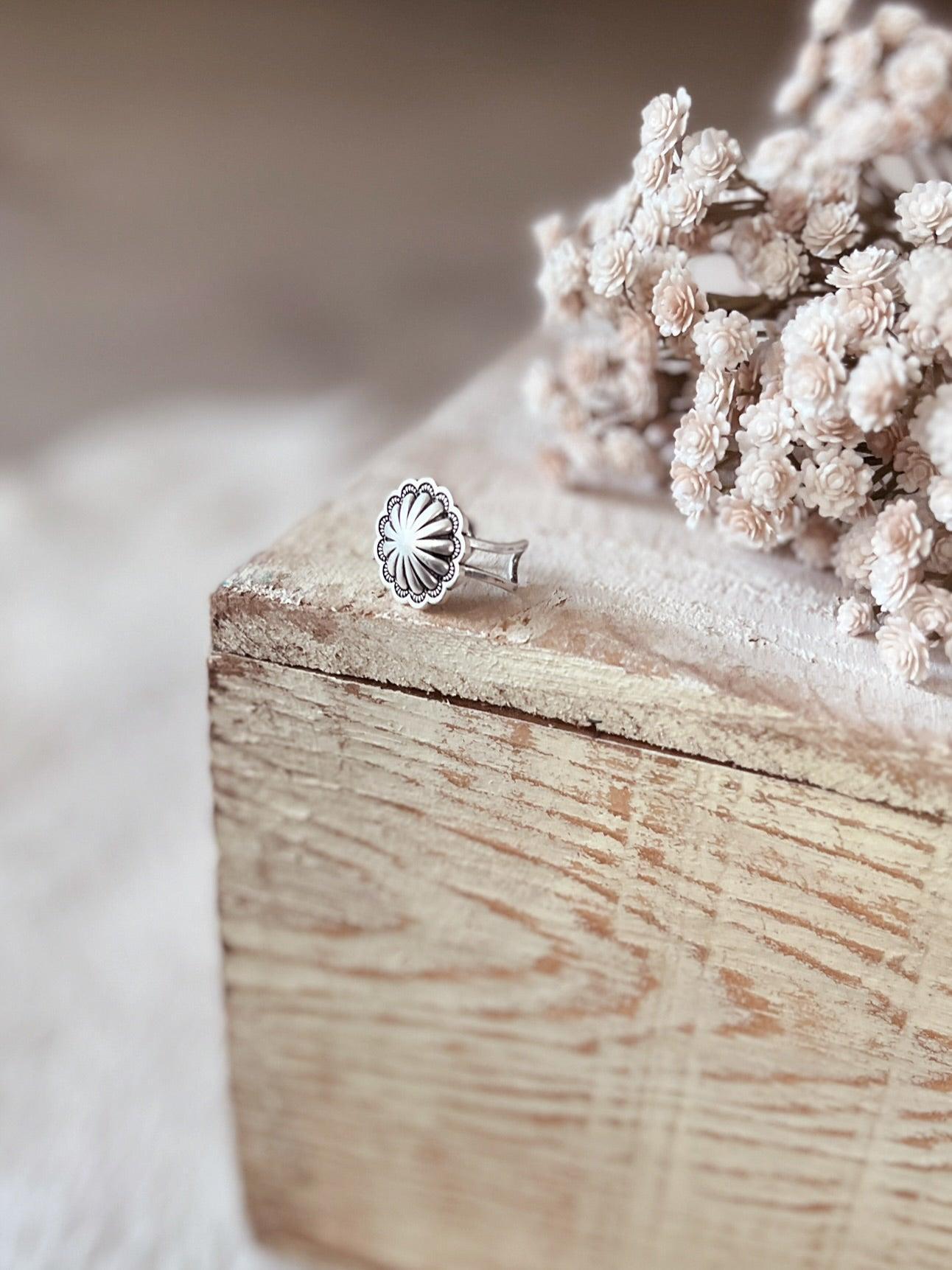 Round Concho Adjustable Ring Product Image