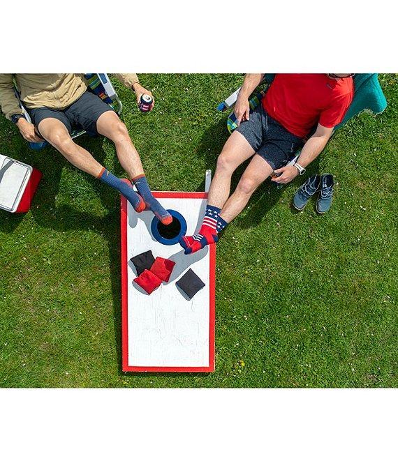 Darn Tough Lightweight Captain Stripe Micro Crew Hiking Socks Product Image