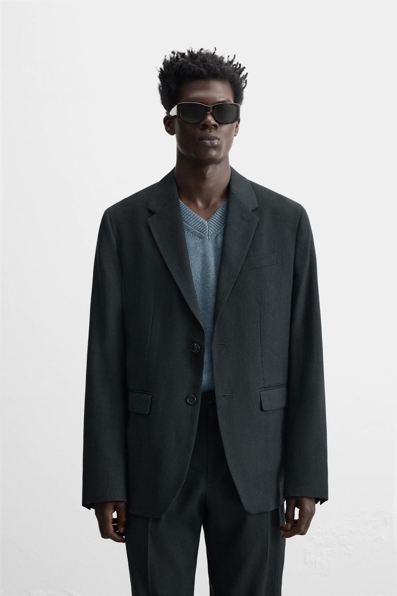 HEMP-WOOL SUIT BLAZER Product Image