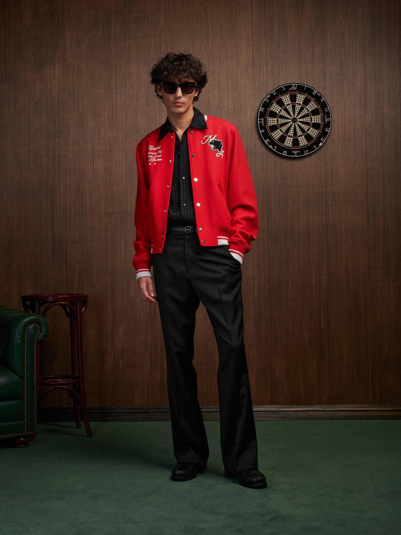 AMIRI PANTHER BOMBER - Varsity Red Product Image