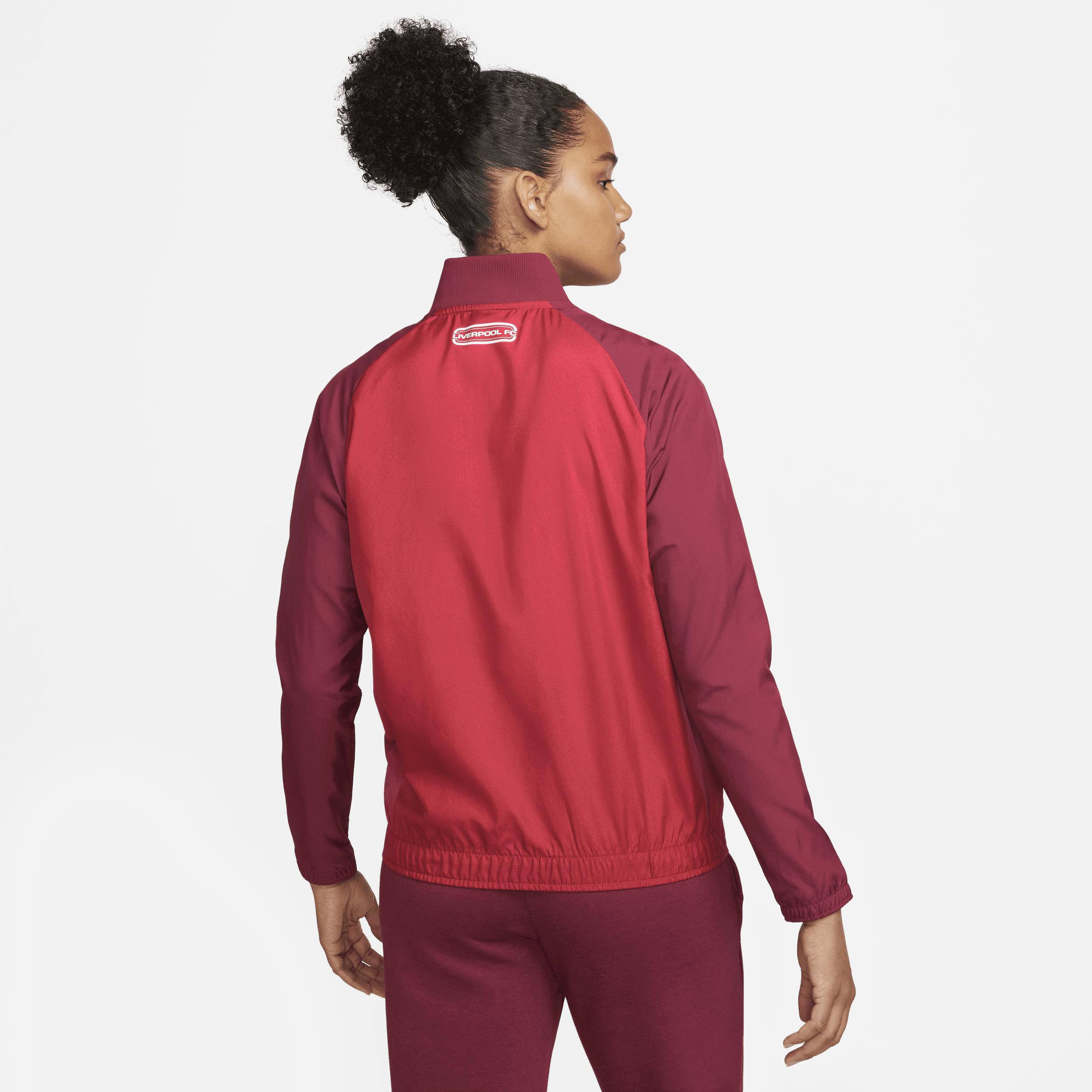 Womens Nike Red Liverpool Anthem Raglan Performance Full-Zip Jacket Product Image