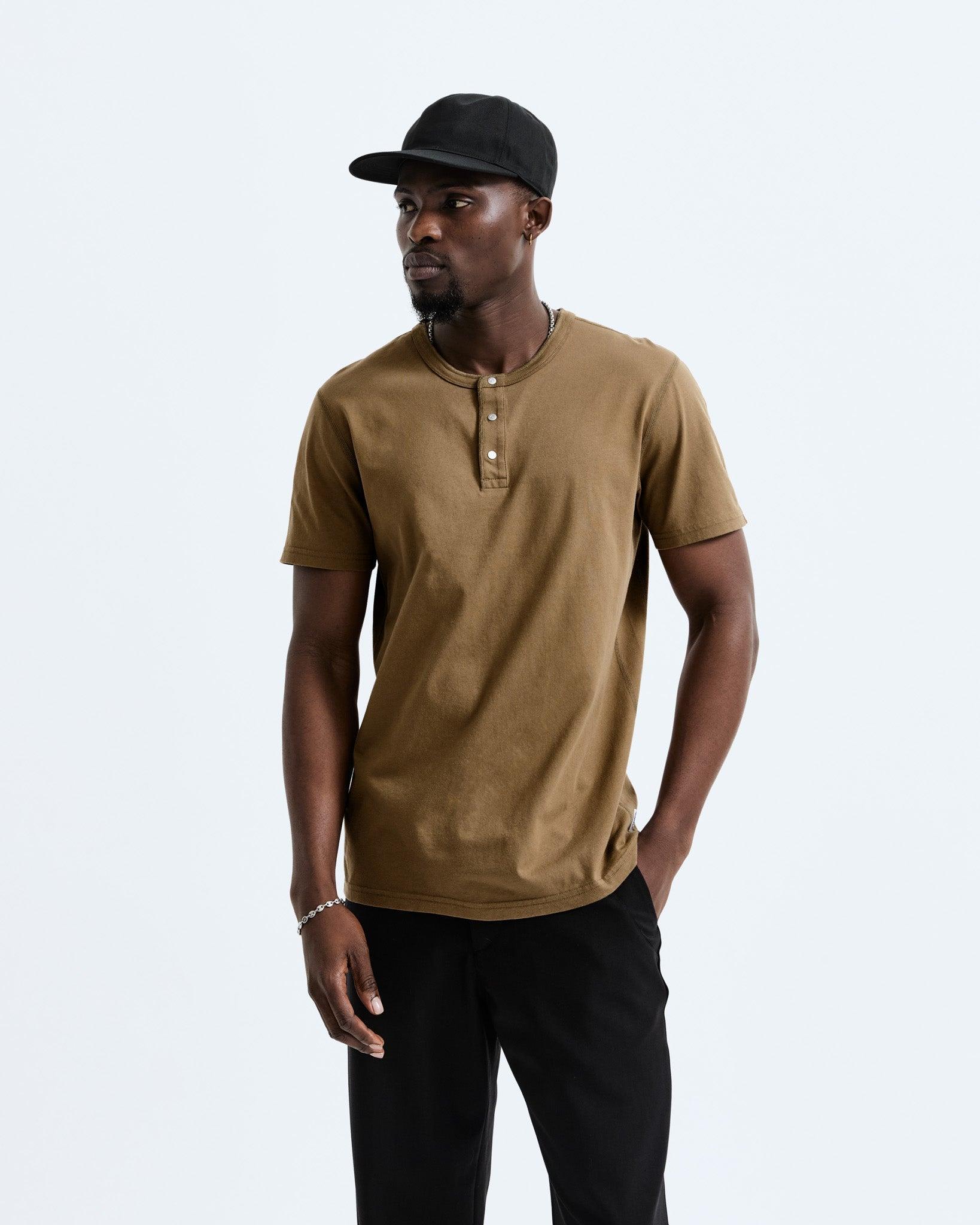 Lightweight Jersey Henley Male Product Image