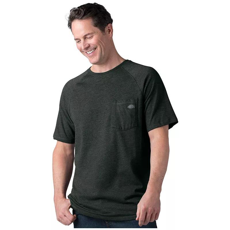 Mens Dickies Temp iQ Performance Cooling Tee Hunter Green Grey Product Image