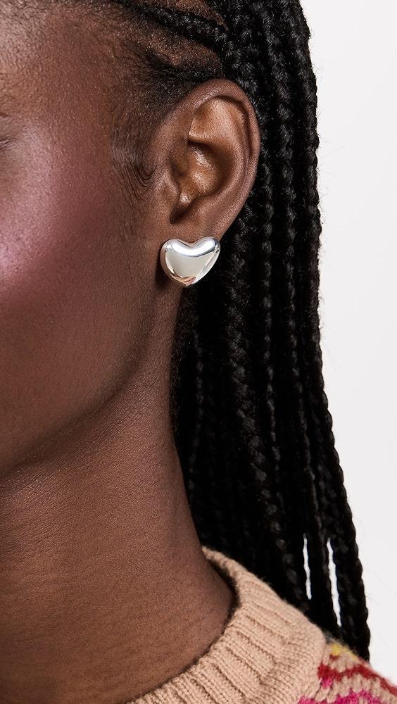 Annika Inez Small Voluptuous Heart Earrings | Shopbop Product Image