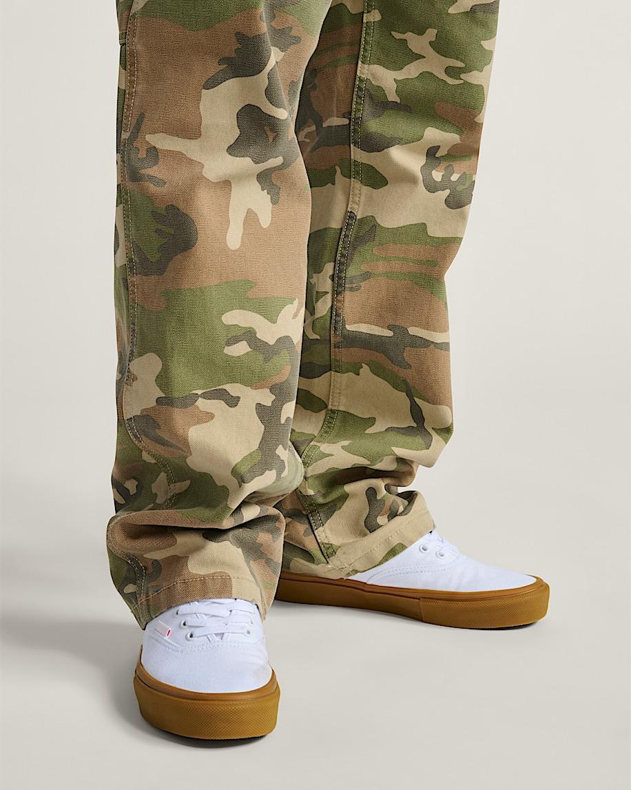 Skate Authentic Gum Shoe in White| Vans US Product Image